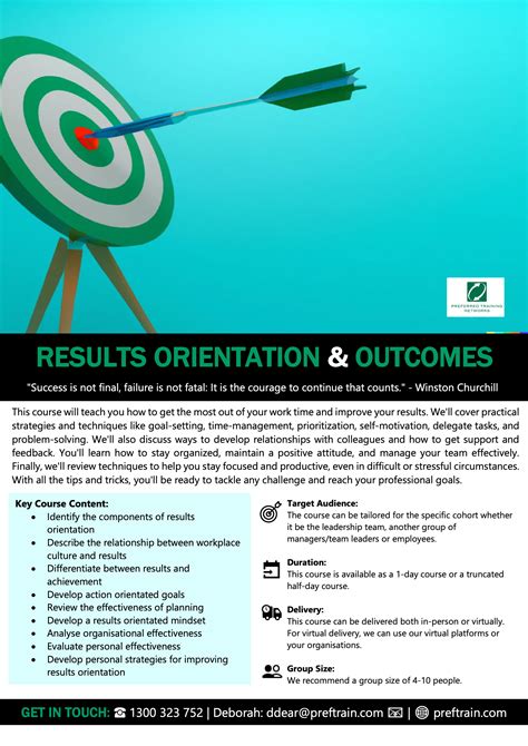 result orientation|Results Orientation .